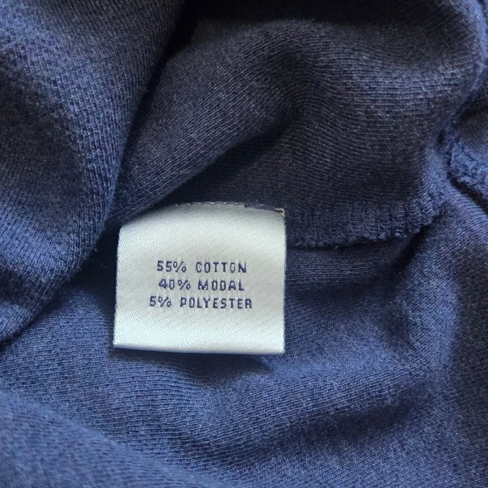 Peter Millar Quarter Zip Pullover Mens Large Gray Navy NAPA Logo 2pk
